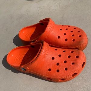 Orange size 10 crocs